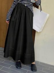 Shein Fekete Maxi Szoknya S06__XL