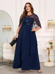 Shein Sötétkék Maxi Ruha S06__48 - allegro - 7 405 Ft