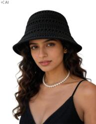 Shein Fekete Sapka Textúra S07__OS