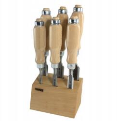 NAREX Laposvéső készlet fa állványban, 6 darabos 8776 01 Wood Line Profi (8776-01)
