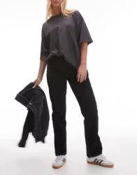 Topshop Fekete Egyenes Farmer Nadrág B23__W30/L30/L