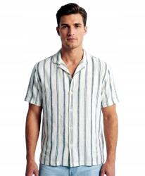 Abercrombie & Fitch Abercrombie&Fitch rövid ujjú lenvászon ing M/ L csíkos