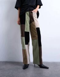 Topshop Egyenes Szárú Nadrág Cipzár B23__XXL