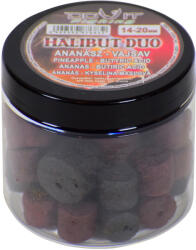 DOVIT Halibut Duo (fúrt Pellet) Ananász Vajsav 14-20 mm 100 g horogpellet