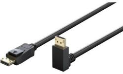 Goobay DisplayPort 2.1 Kabel Vinklet nedad 8K 144Hz 3 m (RB77058)