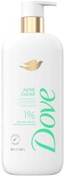Dove Acne Clear Tusfürdő, Szalicilsav 1%-kal, Hámlasztó Hatással, Pattanások Kezelésére és Megelőzésére, 547ml (DVE-SHW-GEL-SAL1%-547ml)