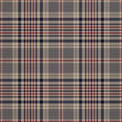 Heko Panels Textil anyag, Plaid, Fekete bézs, poliészter 100%, 210g/pm, Méret: 100cm x 155cm (DX1184)