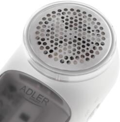 Adler Textilborotva, Adler AD 9621, 2 W, Max. 40 perc, 1 sebesség, 600 mAh, Fehér-Inox (AD9621)