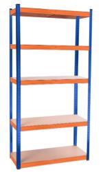 AGA fém, 180×90×40 cm kék/narancssárga (MR4600-Blue&Orange)