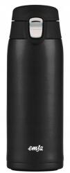 emsa N21517 Travel Mug Light termosz, 0, 4l, karcsú forma, fekete (N2151700)