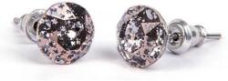 Art Crystella Fülbevaló SWAROVSKI kristállyal antikolt arany 8mm (1800XKE056)