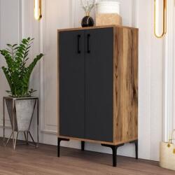 Hanah Home Prag pentru dulap pantofi, nuc, antracit (845HCT4107) Pantofar