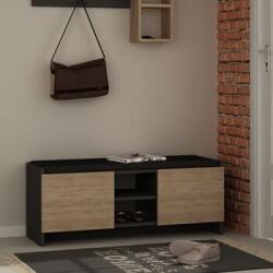 Hanah Home Dulap pantofi Zulla, Antracit, Sonomo (776HMS3907) Pantofar
