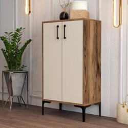 Hanah Home Prag pentru dulap pantofi, nuc, crem (845HCT4110) Pantofar