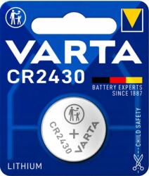 VARTA Akkumulátor Varta Cr 2430 3V Lithium Blister Original Erős (4008496276929)