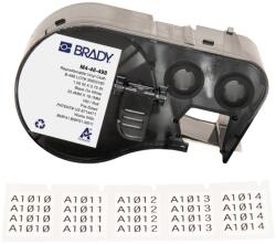 Brady M4-48-498 / 170790, 25.40 mm, Vinil, imprimare neagră / fundal alb (170790)