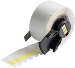 Brady M6-10-427-YL / 173692, Etichete din vinil auto-laminant, 6.35 mm x 19.05 mm (173692)