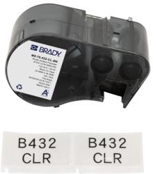 Brady M5-78-432-CL-BK / 170874, 25.40 mm, Poliester, imprimare neagră / fundal transparent (170874)