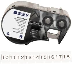 Brady M4C-375-498 / 170784, 9.53 mm x 6.10 m, Vinil, imprimare neagră / fundal alb (170784)