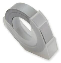 Compatibil Dymo Omega, 9mm x 3m, text alb / fundal argintiu, banda compatibila (5238-10)