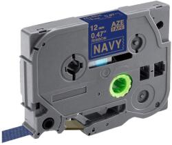 Brother TZ-RN34 / TZE-RN34, 12mm x 4m, imprimare aurie / fundal albastru, bandă originală (TZERN34)