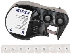 Brady M4-82-492 / 170778, 9.53 mm, Poliester, imprimare neagră / fundal alb (170778)