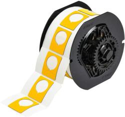 Brady B30EP-167-593-YL / 118053, Etichete cu profil înălțat, 38.10 mm x 30.48 mm (118053)