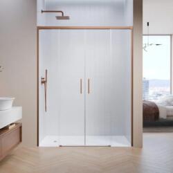 Radaway Usa de nisa culisanta, cu doua parti mobile, cupru periat, Radaway Idea 8 Brushed Copper DWD 10380520-93-01, 10390433-01-01 (10380520-93-01, 10390433-01-01)