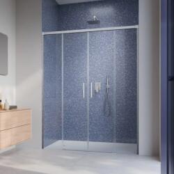 Radaway Usa de nisa culisanta, cu doua parti mobile, nichel periat, Radaway Idea 8 Brushed Nickel DWD 10380435-91-01, 10390368-01-01 (10380435-91-01, 10390368-01-01)