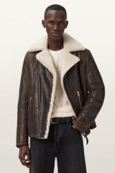 AllSaints jachetă din piele de oaie pentru bărbați din piele XYLON 9BY2-KUMZ70_89A (M056LB)
