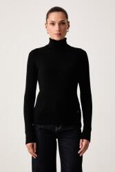 U. S. Polo Assn U. S. Polo Assn. gyerek viszkóz garbó Fine Cable Roll Neck Jumper - fekete M