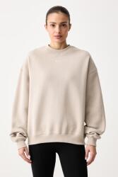 Nike oversize melegítőfelső női pamuttal Studio Fleece - bézs M