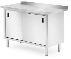 HENDI 811665 hegesztett tolóajtós munkaasztal - 1200 × 600 × 850 mm (0811665)