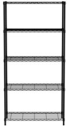 Hendi 812990 tárolóállvány 5 polccal - 910 × 455 × 1830 mm (812990)