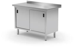 HENDI 811658 hegesztett tolóajtós munkaasztal - 1000 × 600 × 850 mm (0811658)
