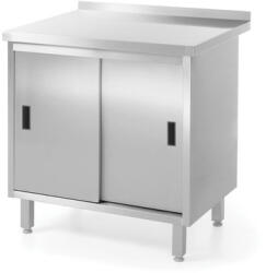 HENDI 811641 hegesztett tolóajtós munkaasztal - 800 × 600 × 850 mm (0811641)