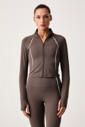 Under Armour cipzáras melegítőfelső női Meridian Contour - barna XS