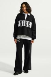 Nike hosszúujjú női pamut Studio Fleece - fekete S