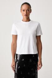 Twinset női pamut póló - fehér M - answear - 36 990 Ft