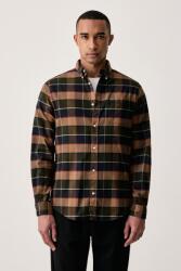 Barbour férfi pamut ing Valley - barna M