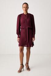 TWINSET viszkóz ruha - burgundia 38