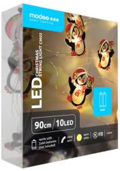 Modee Sir de lumini LED pentru Craciun, alimentat cu baterii 3022, lumina calda, Modee (DECOL-C3022-MDE)