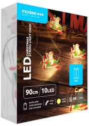 Modee Sir de lumini LED pentru Craciun, alimentat cu baterii C3020, lumina calda, Modee (DECOL-C3020-MDE)