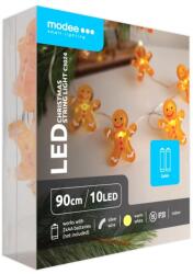 Modee Sir de lumini LED pentru Craciun, alimentat cu baterii C3024, lumina calda, Modee (DECOL-C3024-MDE)