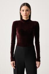 Bardot body női velúr ROSALIA - burgundia XS