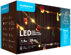 Modee Decoratiune luminoasa LED de Craciun, cu adaptor C4020, Modee (DECOL-C4020-MDE)