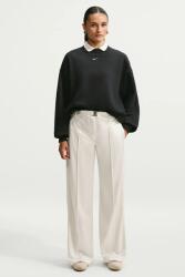 Nike oversize melegítőfelső női pamuttal Studio Fleece - fekete M - answear - 23 990 Ft