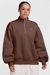 Nike melegítőfelső női pamuttal Brooklyn Fleece - barna XS