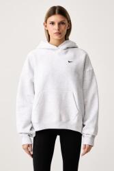 Nike kapucnis melegítőfelső női pamuttal Studio Fleece - szürke M - answear - 30 990 Ft
