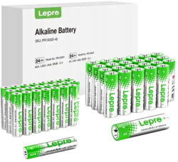 LEPRO 130003-48 AA és AAA alkáli elemkészlet - 48 db (092921)